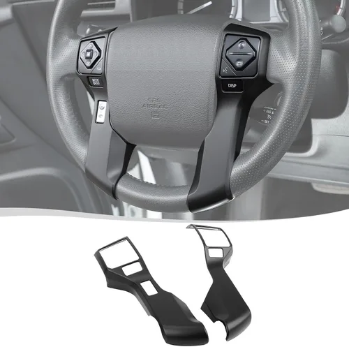 Vista 11 de Voodonala Funda decorativa para volante de 4Runner para Toyota Tacoma 2014-2021 Tundra Sequoia 2018-2021 Toyota 4Runner SUV 2010-2021