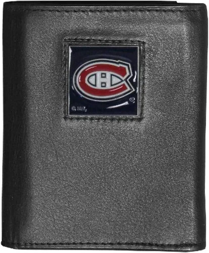 Vista 6 de Siskiyou Sports NHL Executive Cartera de cuero genuino de tres pliegues
