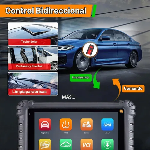 Vista 6 de Autel MaxiSYS MS906 PRO-TS - Escáner de diagnóstico TPMS para todo