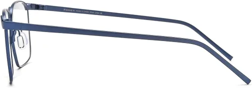 Vista 6 de FONEX Marco de lentes de titanio puro para hombre lentes ópticos de miopía de borde completo cuadrado