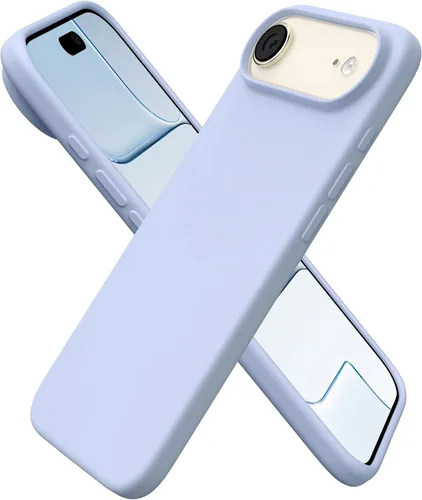 Vista 17 de ORNARTO Funda para iPhone Air de 6.5 pulgadas, silicona líquida delgada de 3 capas de goma de gel suave a prueba de golpes con forro de microfibra