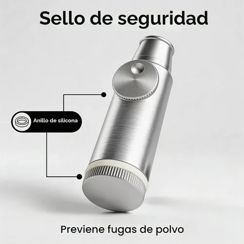 Vista 7 de OakMsOik Dispensador de especias a prueba de fugas para sal y pimienta