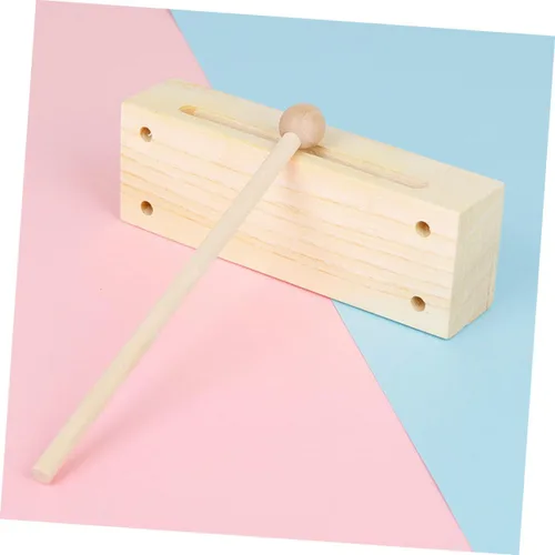 Vista 2 de BESPORTBLE 2 Sets Wooden Percussion Instruments with Mallets Rhythm Sticks for Adults for Music Education Bands and Classroom Activities