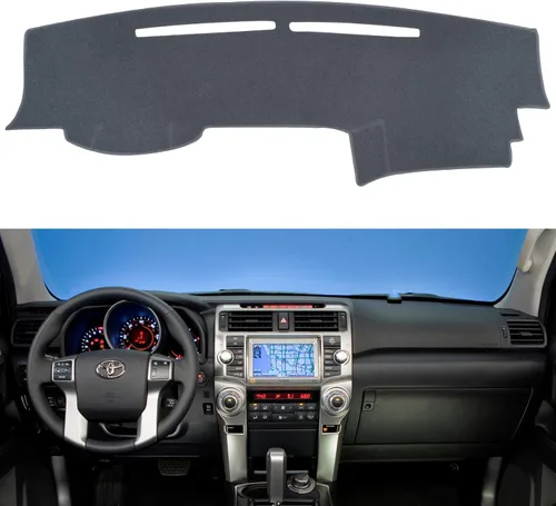Vista 7 de Alfombrilla para tablero de instrumentos compatible con Toyota 4Runner 1996 1997 1998 1999 2000 2001 2002 (Beige) Cubierta protectora de tablero