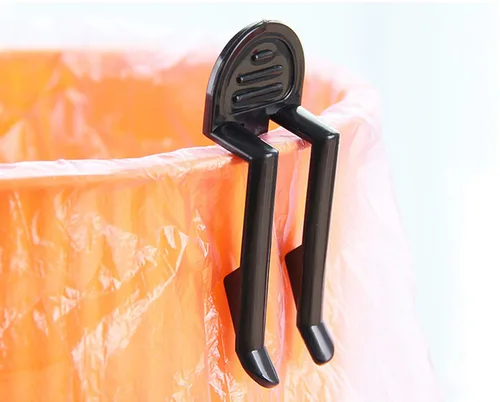 Vista 3 de RLECS 10 Uds. Práctica Bote De Basura Clip De Basura Cesta De Basura De Plástico PP Abrazadera De Bolsa De Basura 3.35x1.26 Pulgadas