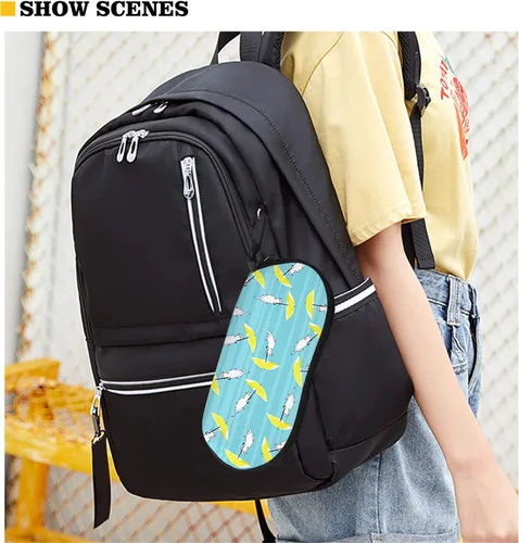 Vista 7 de SEANATIVE - Estuche suave con cremallera portátil para gafas de sol con caraginer