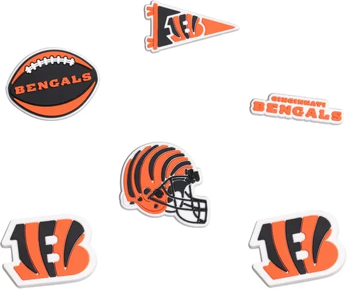 Vista 18 de FOCO unisex-adult NFL Team Logo 6-Pack Shoe Charms