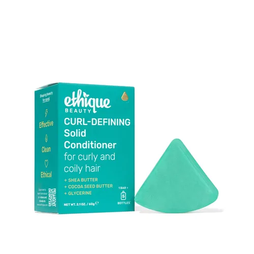 Vista 15 de Ethique Barra de acondicionador suavizante para cabello encrespado con mantequilla de coco, sin plástico, sin crueldad, vegano, 2.12 onzas