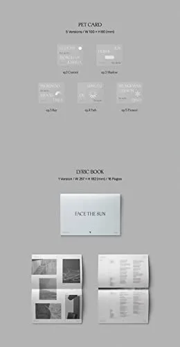 Vista 4 de SEVENTEEN FACE THE SUN 4º Contenido del álbum+seguimiento sellado (juego de 5 versiones)