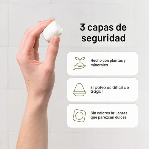 Vista 5 de Grab Green Cápsulas limpiadoras para lavadora, sin fragancia, 5