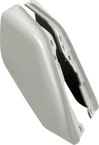 Vista 8 de HR3 Bonneville Salt Pearl Deflectores de aire de marco medio con protección térmica Compatible con 2018 Road Glide Special FLTRXS Road King Classic