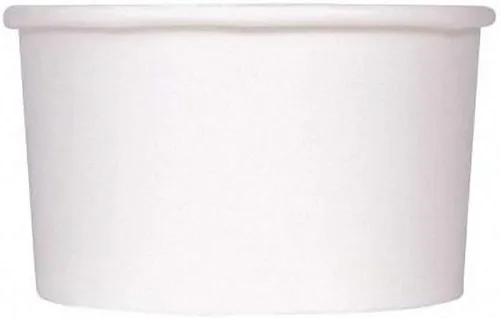 Vista 20 de Karat [473ml - 1000 uds] Tazas de papel para sopa y helado para alimentos fríos/calientes - Ideal para sopa, helado y aperitivos - Con lunares