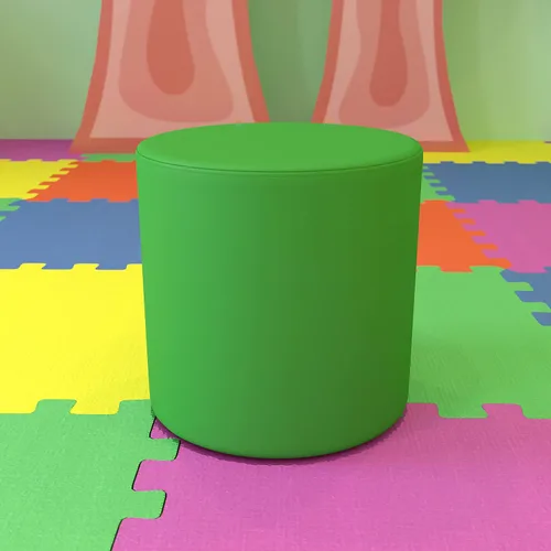 Vista 13 de EMMA + OLIVER Círculo flexible de asientos suaves de 18" H para aulas y espacios comunes - rojo For Classrooms and Common Spaces, Flexible Seating