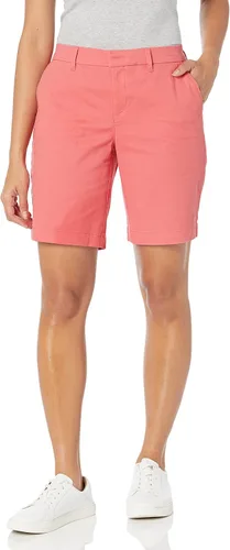 Vista 9 de Tommy Hilfiger Pantalones cortos chinos casuales de negocios Hollywood para mujer Azul marino
