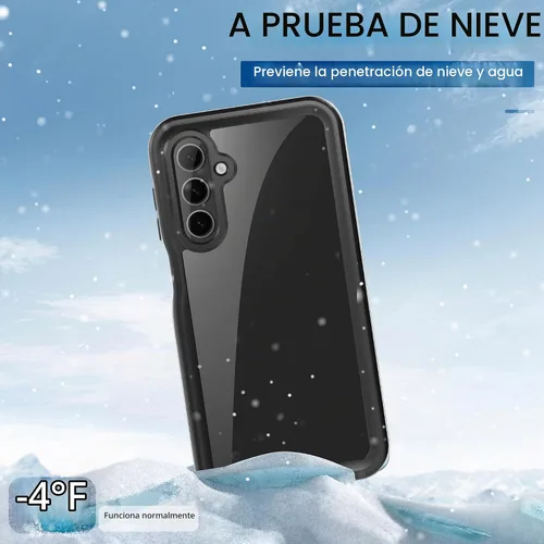 Vista 5 de Hllhunkhe Funda impermeable para Samsung Galaxy A16 5G, [IP68 impermeable a prueba de polvo] [protector de pantalla integrado] resistente de cuerpo