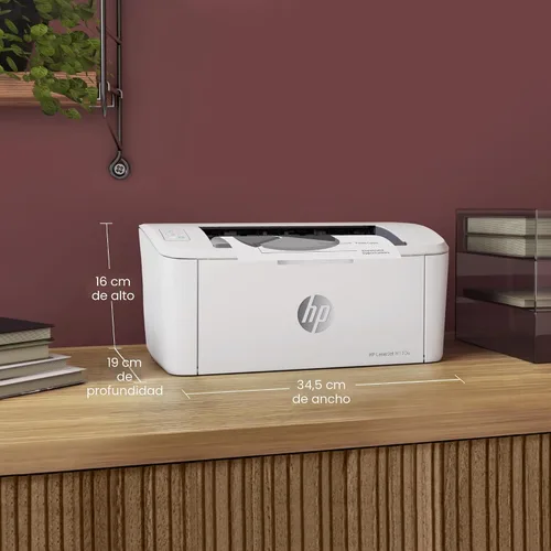 Vista 5 de Impresora inalámbrica en blanco y negro HP LaserJet M110w, impresión, velocidades rápidas, configuración fácil, impresión móvil, ideal para equipos