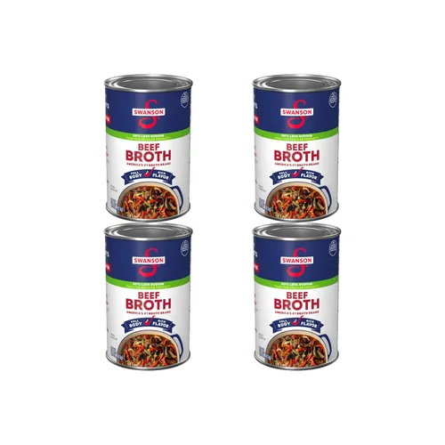 Vista 13 de Swanson Caldo de carne con 50% menos de sodio, 14.5 oz.