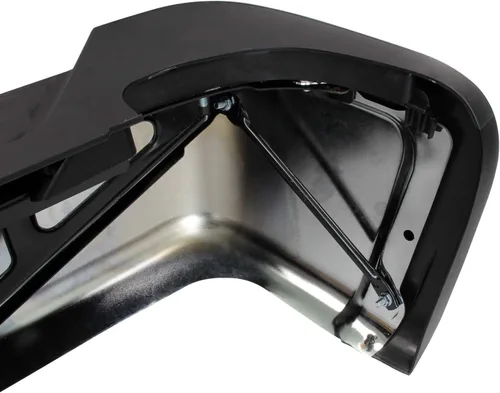 Vista 6 de AKKON - Parachoques trasero para Chevy Silverado GMC Sierra 2500HD 3500HD 2007-2010 [Solo con el modelo de sensor trasero] Carcasa negra de acero
