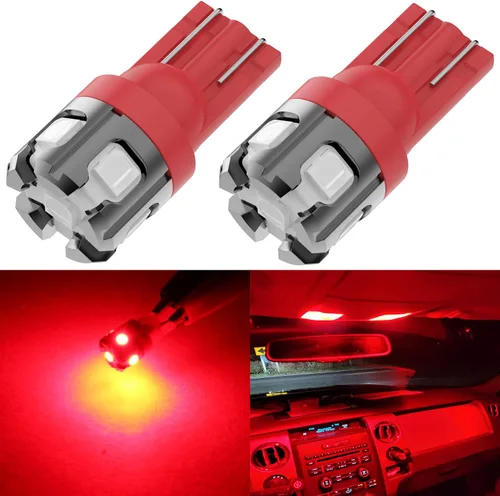Vista 9 de PHINLION 194 foco LED amarillo ámbar súper brillante 168 2825 2827 T10 W5W miniatura focos LED de repuesto para luces de interior de coche, domo