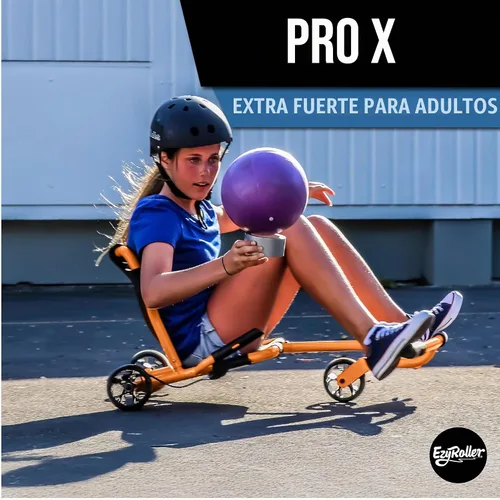 Vista 2 de EzyRoller - Nuevo Triciclo Pro-X para niños y adultos - Naranja