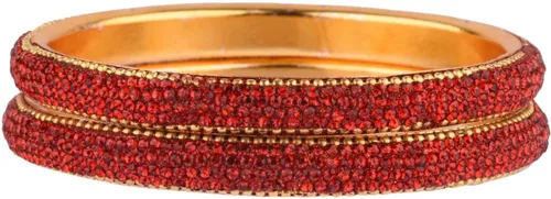 Vista 7 de Efulgenz Indian Bangles for Women Indian Bangle Set Bollywood Style Rhinestone Crystal Bridal Bracelet Jewelry Set for Women Girls Christmas Gifts