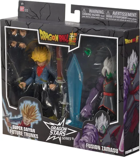 Vista 8 de Bandai America - Dragon Ball Super Paquete de batalla Dragon Stars Trunks del Futuro Vs. Fusion Zamasu