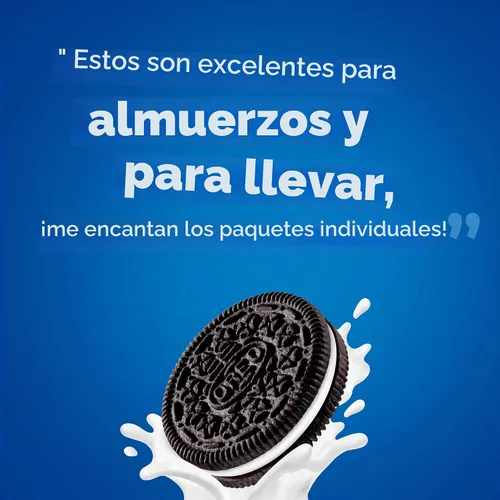 Vista 13 de OREO Galletas sándwich de chocolate, 60 paquetes de bocadillos (2 galletas por paquete) (paquete de 2)