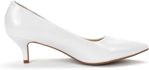 Vista 3 de DREAM PAIRS - Zapatos de tacón bajo para mujer tipo D'Orsay con puntera puntiaguda, a la moda