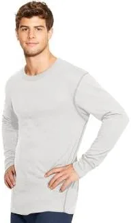 Vista 3 de Duofold Top de cuello redondo con absorción de peso medio para hombre