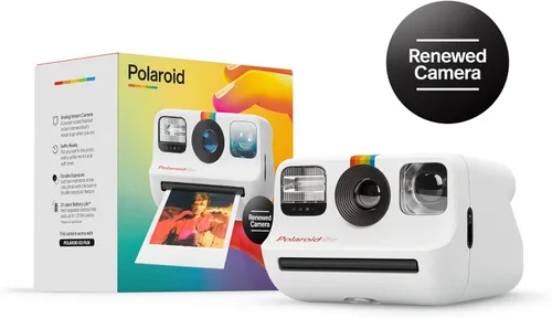 Vista 8 de Cámara instantánea Polaroid Go reacondicionada, color blanco (9123)