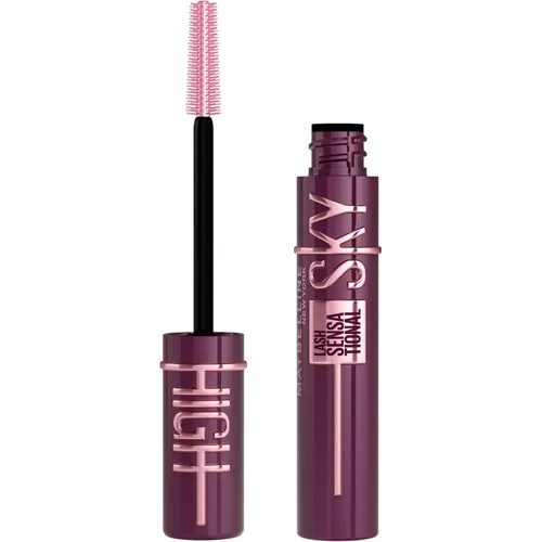 Vista 10 de Maybelline Lash Sensational Sky High - Máscara de pestañas lavable, maquillaje, voluminizadora, alargadora, definidora, rizador, fórmula acumulable