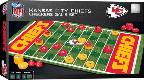 Vista 24 de MasterPieces NFL Los Angeles Rams Juego de mesa de damas, 13 x 21 pulgadas
