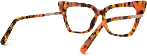 Vista 5 de VOOGLAM Gafas de bloqueo de luz azul ojo de gato para mujer, anti fatiga ocular UV, Mariana