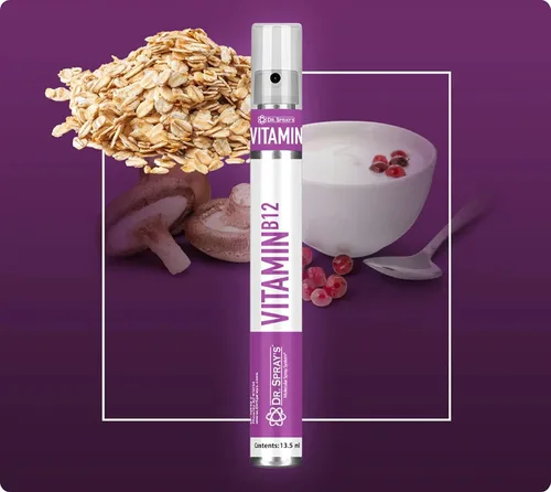Vista 3 de Vitamina B12 Vegana, Spray con sabor a menta, suministro para 30 días, 0 azúcar, por Dr. Spray's ®