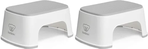 Vista 3 de BabyBjörn Taburete, Blanco/Gris