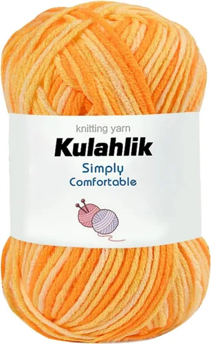 Vista 87 de 50g (1x50g) Hilo Acrílico para Crochet y Tejido, Hilo Degradado Colorido, 1 Rollo de Madejas, Hilo Acrílico Multicolor, Perfecto para Proyectos