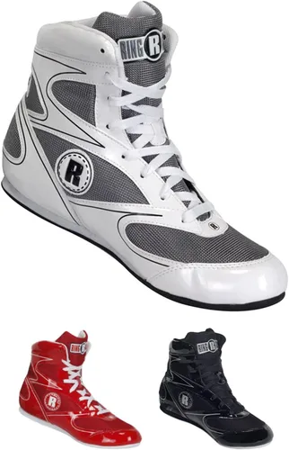Vista 10 de Ringside Zapatos de Boxeo Invictos, Zapatos de Cuero Sintético para Hombres y Mujeres, Ligeros, Zapatos de Tobillo Altos para Boxeo, Entrenamiento