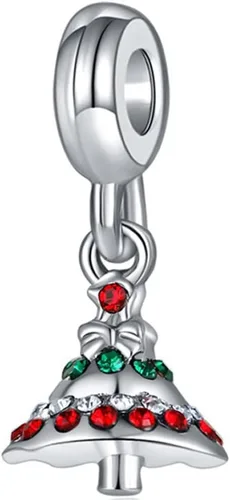 Vista 6 de Abalorio europeo plateado cuentas de plata para pulseras de circonita cúbica, collar de cadenas de serpiente