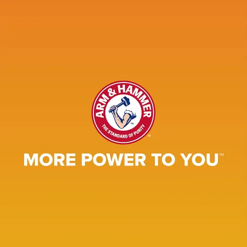 Vista 8 de Arm & Hammer Caja de arena para gatos con bordes altos y Microban, fabricada en Estados Unidos Tall sturdy walls help contain spray, scatter and