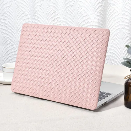 Vista 12 de Seorsok Funda compatible con MacBook Air de 13 pulgadas 2022-2018 versión A1932 A2179 M1 A2337 Touch ID, elegante funda rígida de plástico de cuero