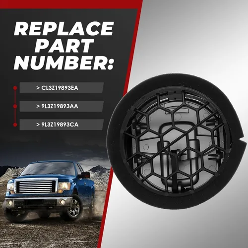 Vista 7 de Nakkaa - Juego de 4 rejillas de ventilación para tablero de instrumentos delantero, para 2009-2014 Serie F 150 Reemplazar 9L3Z-19893-CA