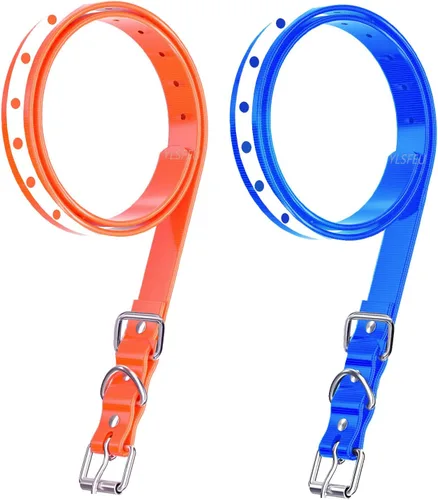 Vista 9 de Correa de collar para perros ETPET para la mayoría de receptores de collar de entrenamiento electrónico: Correa de TPU para mascotas, ajustable