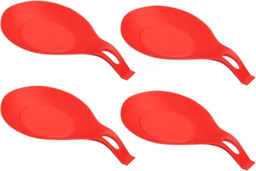 Vista 8 de uxcell Soporte de cuchara de silicona, 7.68 x 3.74 pulgadas, resistente al calor, soporte para utensilios de cocina, espátula, soporte para cucharón