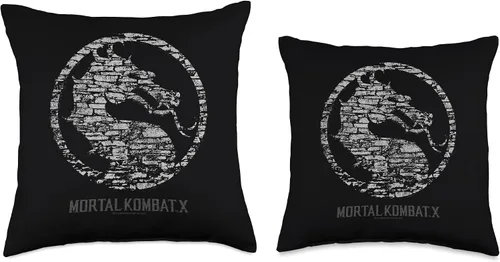 Vista 3 de Mortal Kombat X Stone Seal - Almohada (16.0 x 16.0 in), multicolor