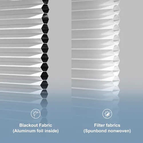 Vista 9 de Boolegon Persianas Sin Taladro para Ventanas Persianas Celulares Opacas Sin Cables Sin Herramientas Persianas de Panal Bajar Fácil Instalación
