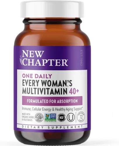 Vista 9 de Comprimidos multivitamínicos para mujeres de 40 años en adelante New Chapter, una al día, ANC-204, 1, 1