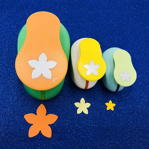 Vista 12 de Punchers de papel de 2 pulgadas, 1 pulgada y 5/8 pulgadas, 3 piezas, para álbumes de recortes, para manualidades (mariposa)