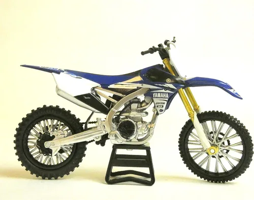 Vista 4 de New-Ray Motocicleta Yamaha YZF 450 2017 Miniatura Escala 1/12°, 57983, Multicolor