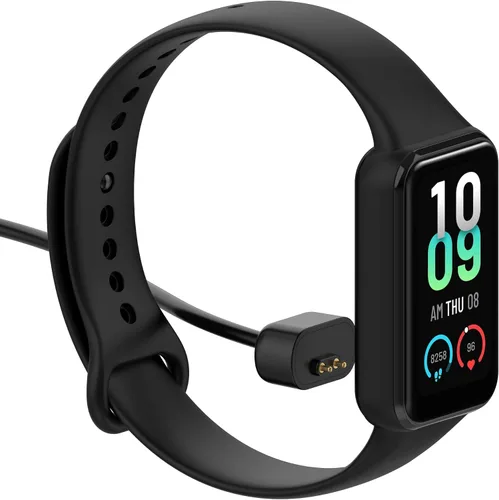 Vista 8 de Paquete de 2 cargadores de reloj compatibles con Amazfit Band 7, cable de carga magnética rápida, cable de carga portátil compatible con Amazfit