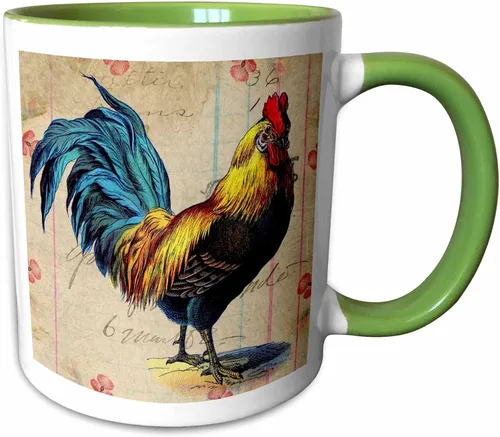 Vista 10 de 3dRose Taza, 11oz, Rojo/Blanco, taza_108229_5